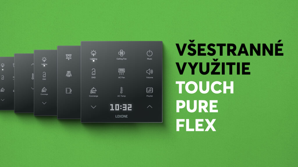 loxone novinka touch pure flex